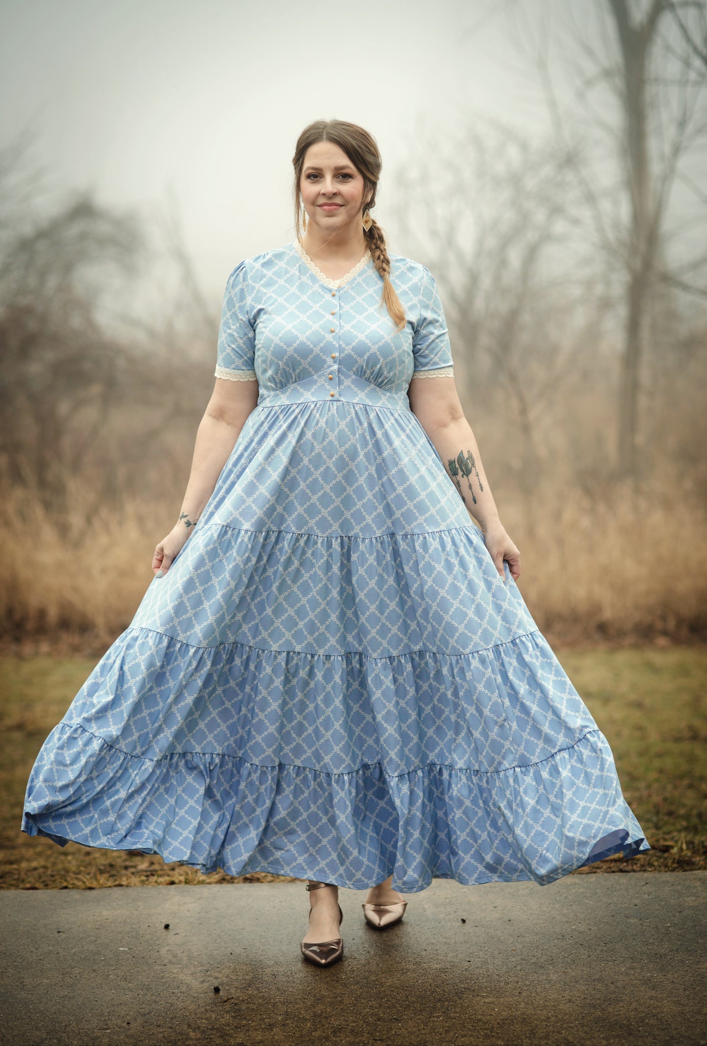 Tranquil Trellis ~ Keepsake Dress