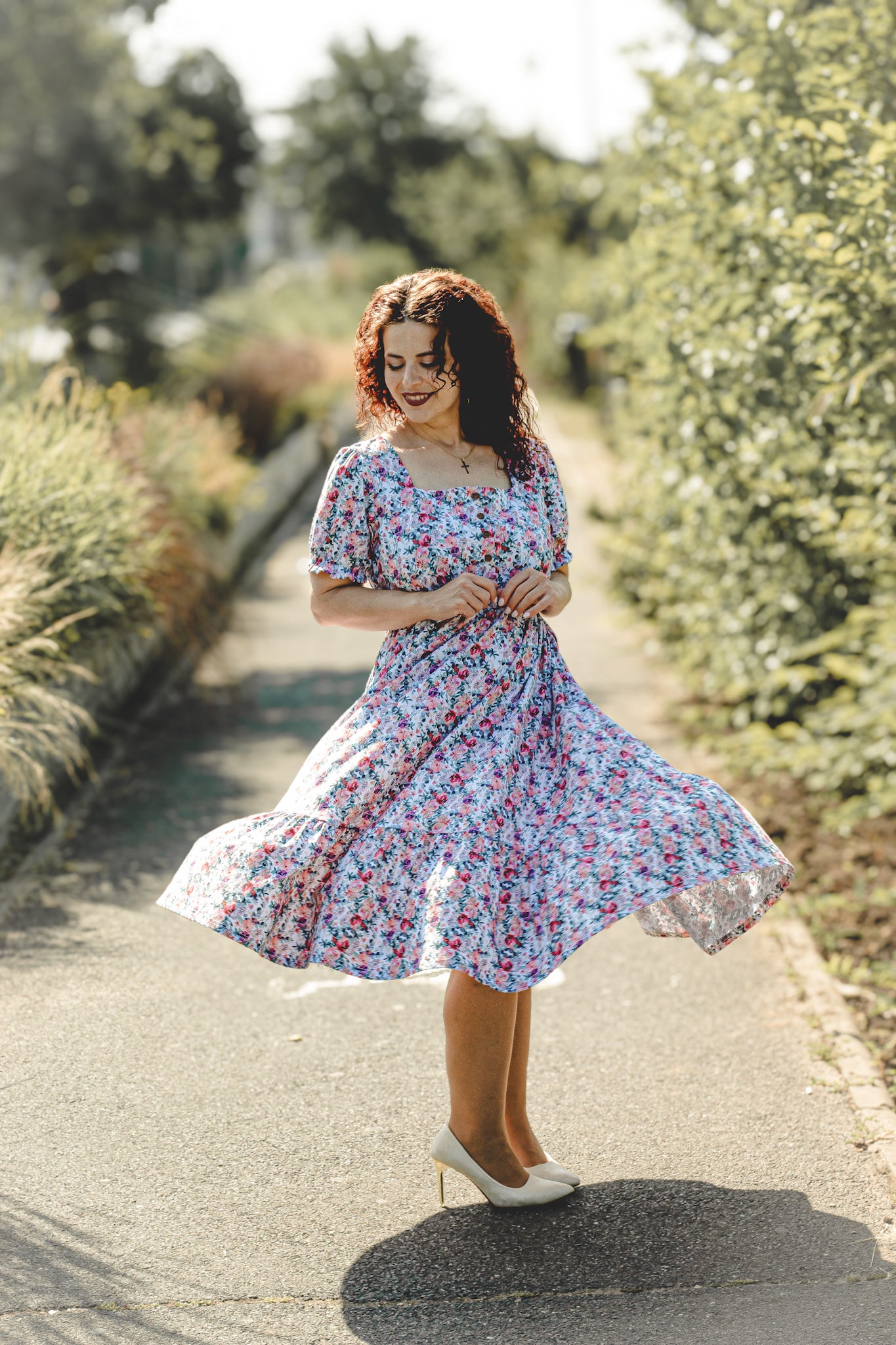 Watercolor Garden ~ Keepsake Midi – Super Cute Dresses