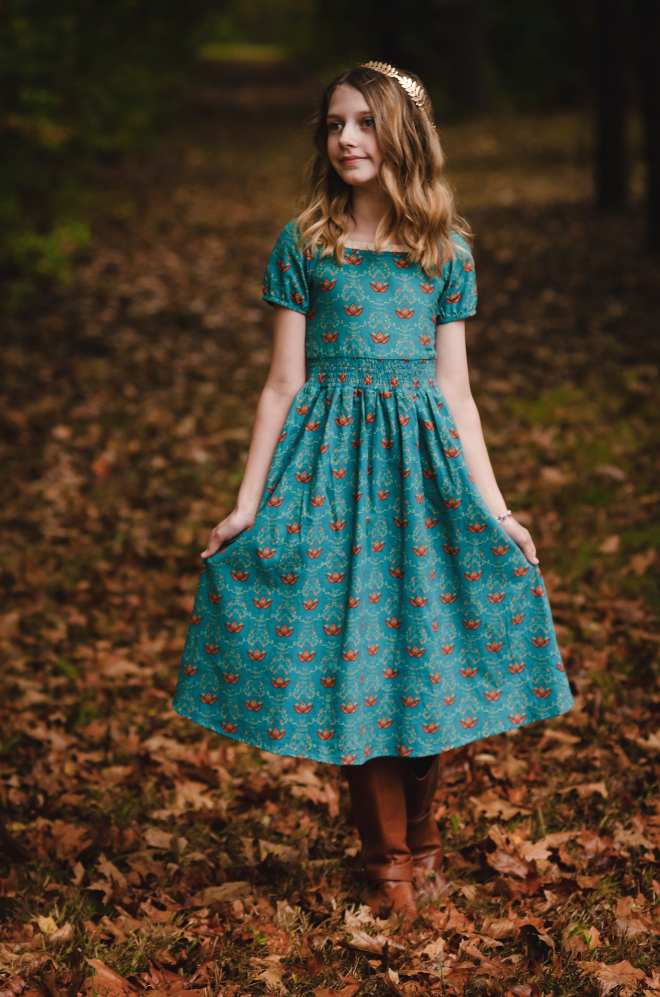 Once a Queen ~ Mini Folklore Dress