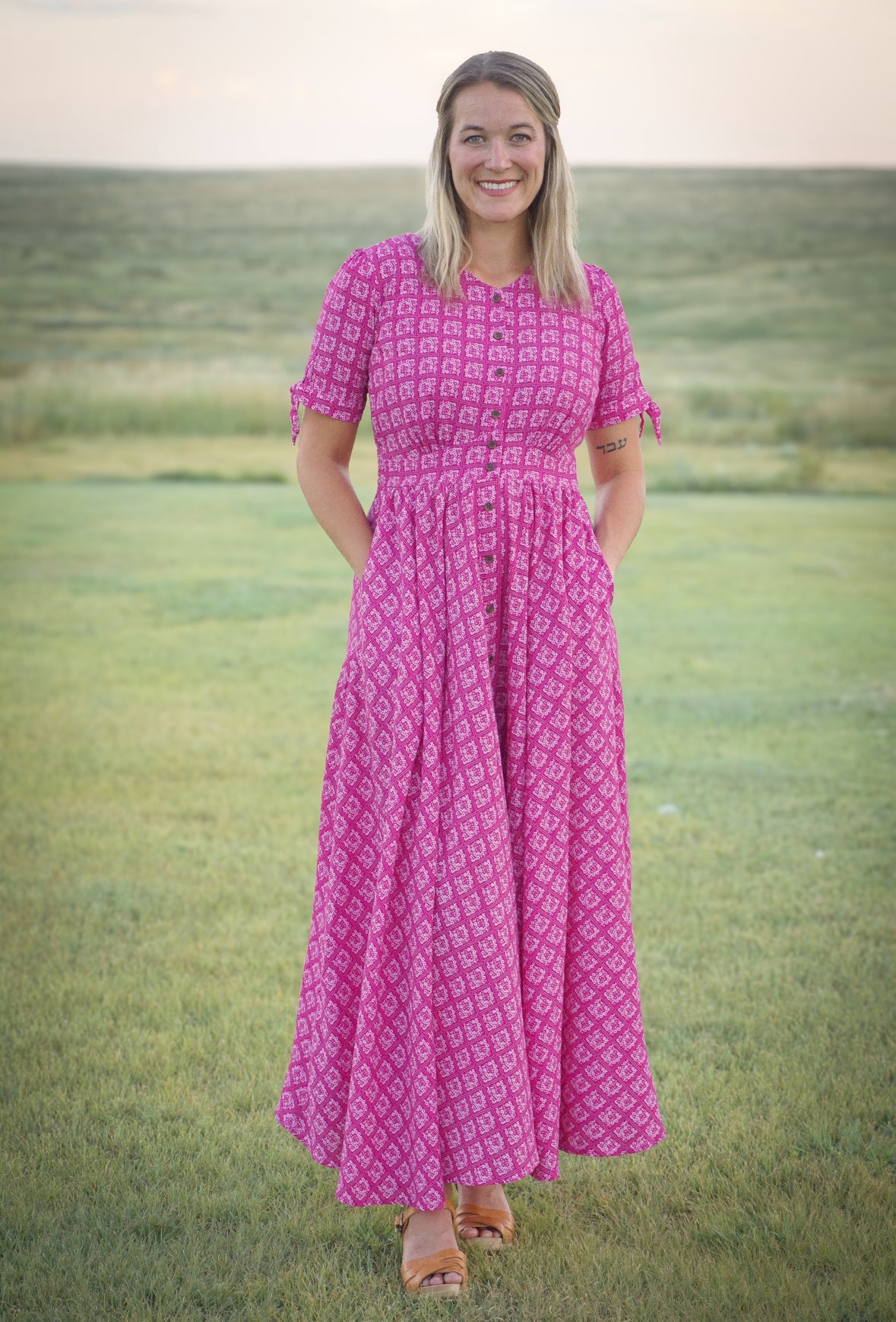 Daisy Mosaque ~ Hearthside Dress Cotton Gauze Super Cute Dresses Daisy Mosaque ~ Hearthside Dress Cotton Gauze Super Cute Dresses