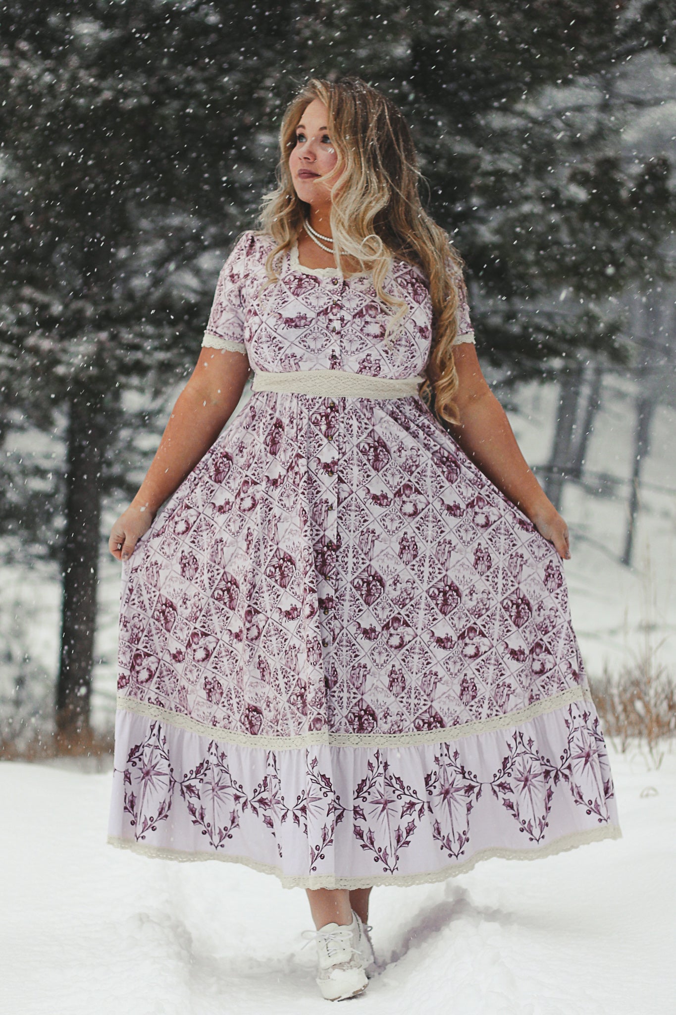 princess polly baby blue dress What to Wear On a Winter Date Night Over 50 main image 0
