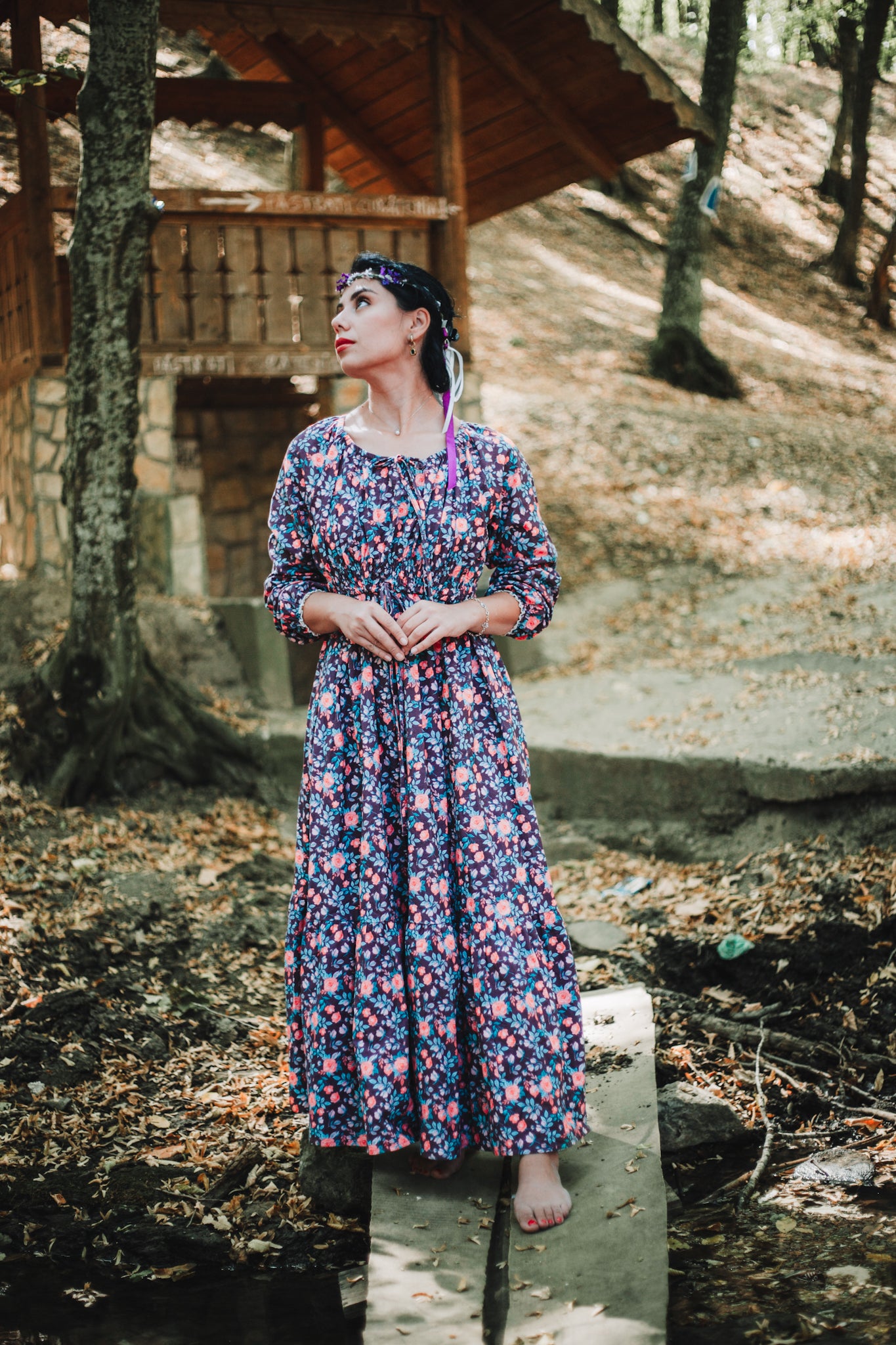 white christmas dresses Floral Midi Dress | Casual Midi Dress | Cute Dresses – MOD&SOUL