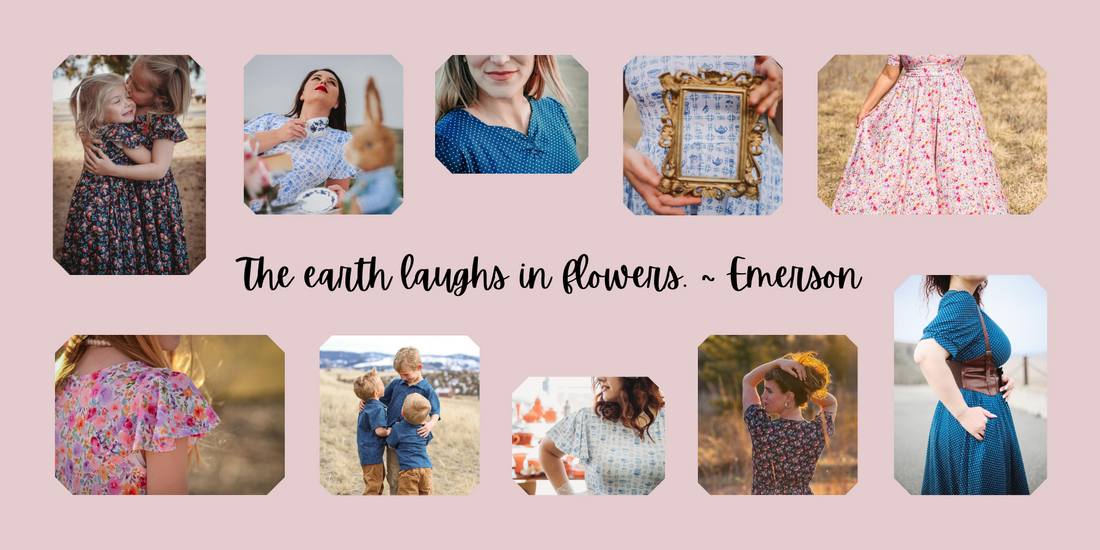 Collage of photos from the Classic Spring Collection.