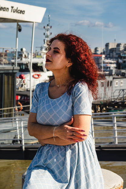 Tranquil Trellis ~ Etta Dress