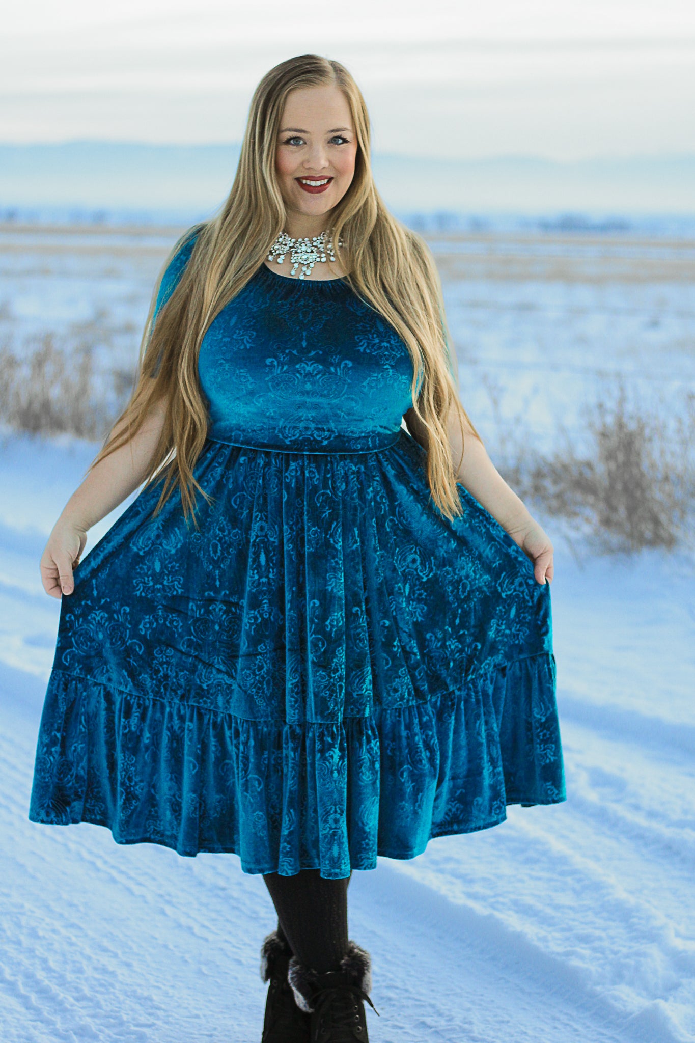 Silent Night ~ Limited Edition Midi Dress