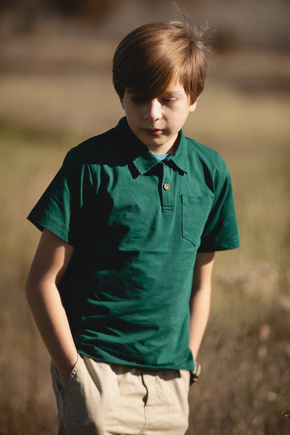 Emerald ~ Boy’s Perseverance Polo