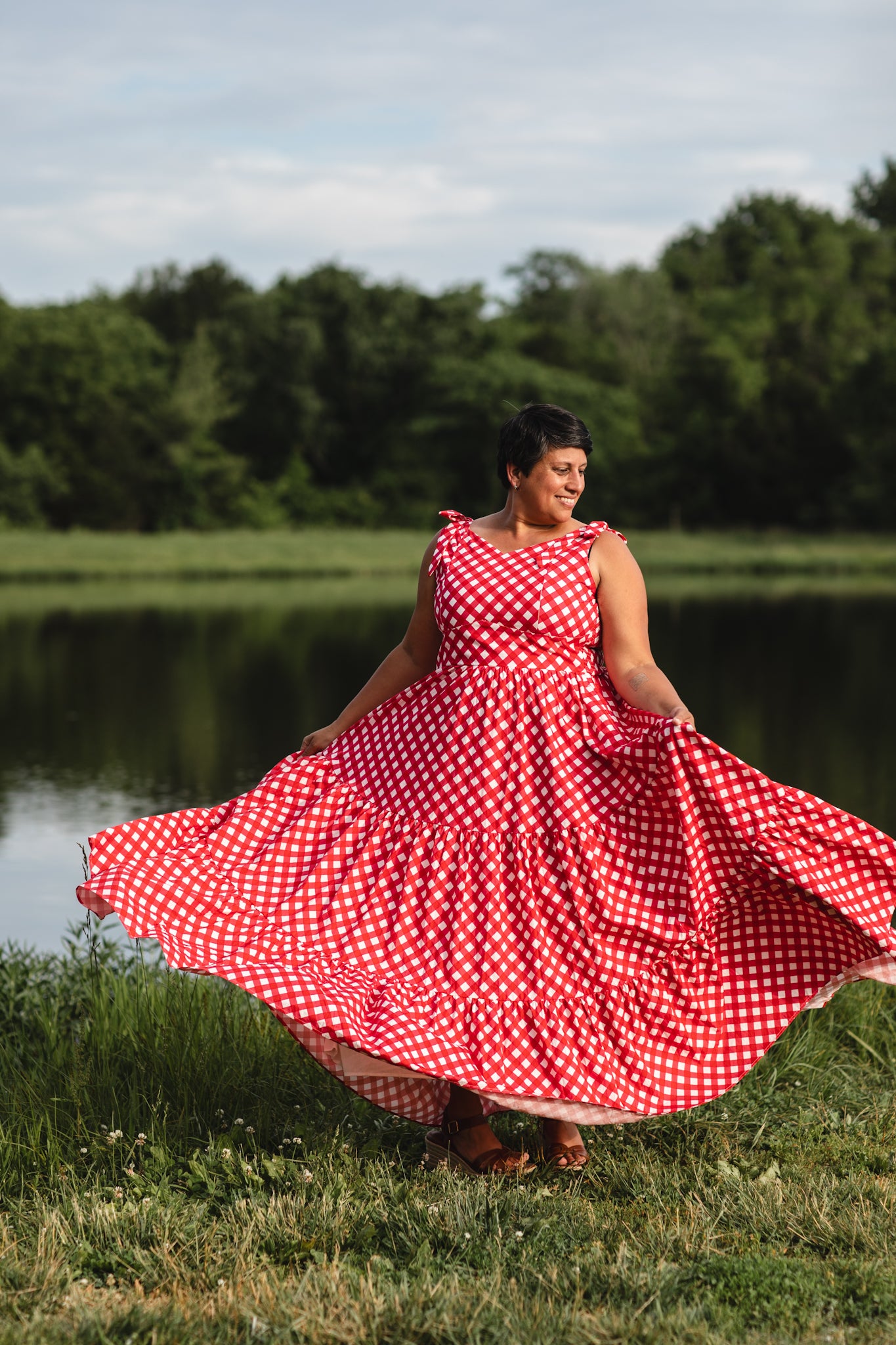 Grenadine Gingham ~ Lenora Dress