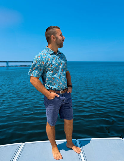 Reel Catch ~ Men’s Perseverance Polo