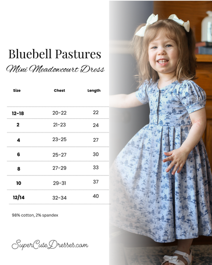 Bluebell Pastures ~ Mini Meadowcourt Dress