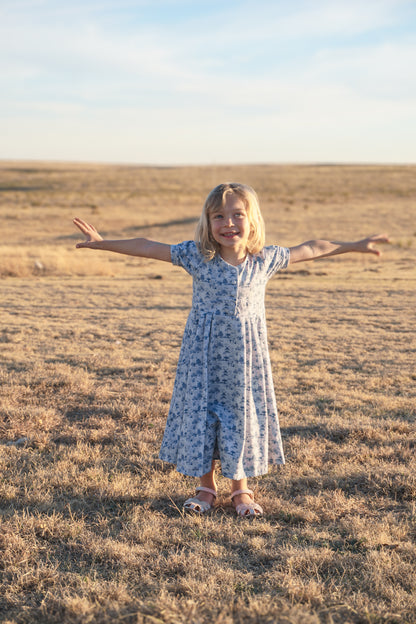 Bluebell Pastures ~ Mini Meadowcourt Dress