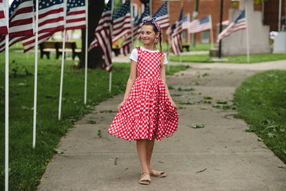 Grenadine Gingham ~ Mini Lenora Dress