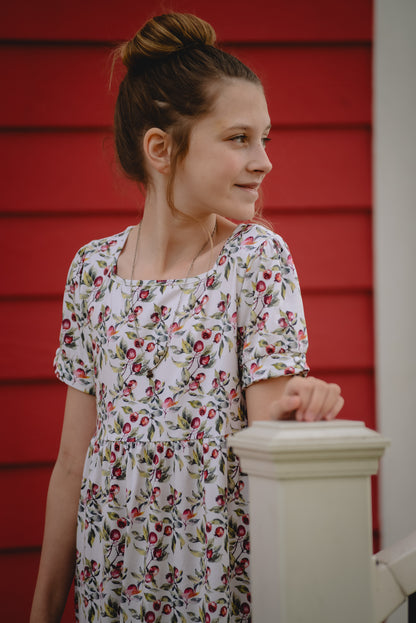 Antique Apples ~ Mini Windermere Dress