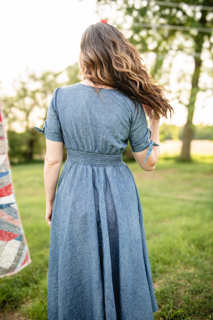 Shenandoah Chambray ~ Hearthside Midi