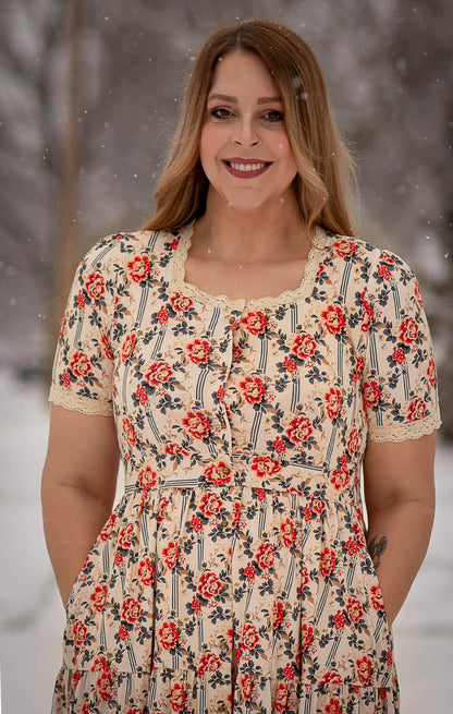 Camellia Carol ~ Hearthside Dress
