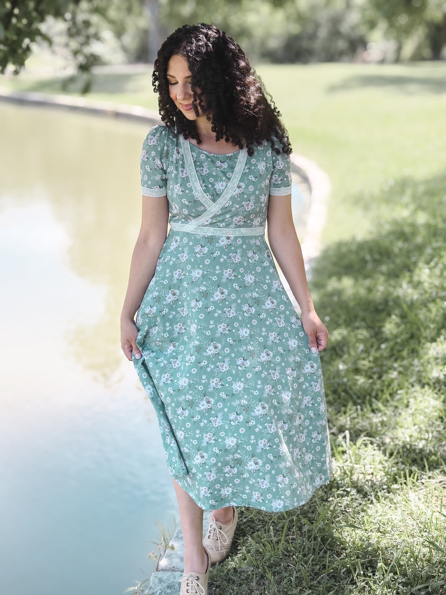 Mint Madelief ~ Daydream Dress
