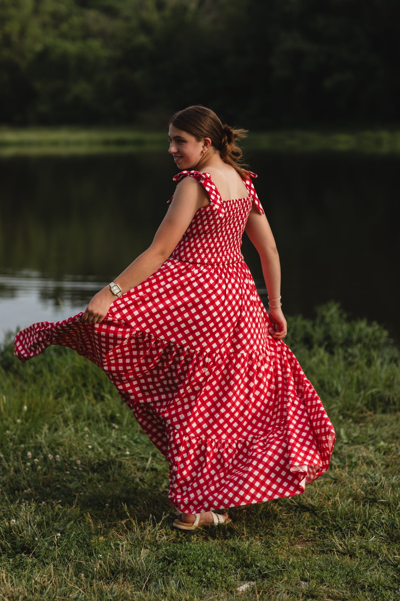 Grenadine Gingham ~ Lenora Dress