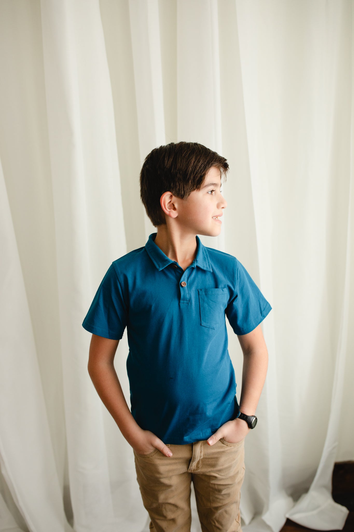 Timeless Teal ~ Boy’s Perseverance Polo