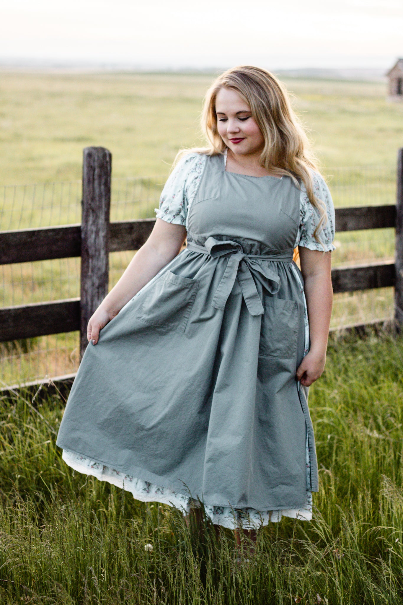 Olivewood ~ Pinafore Apron