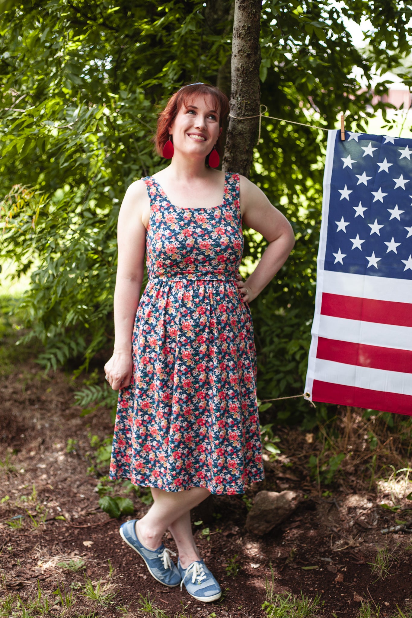 Independence Blossom ~ Homesteader Dress