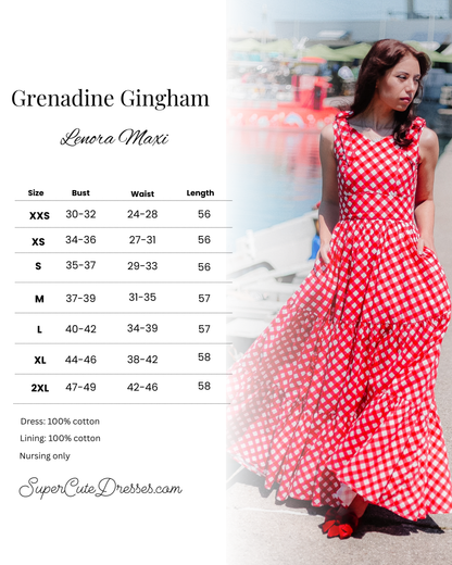 Grenadine Gingham ~ Lenora Dress