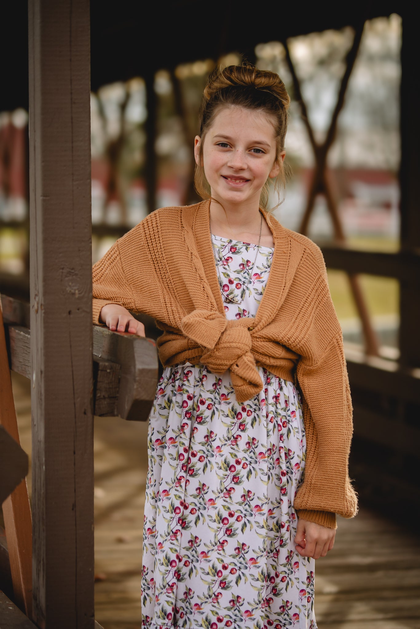 Antique Apples ~ Mini Windermere Dress