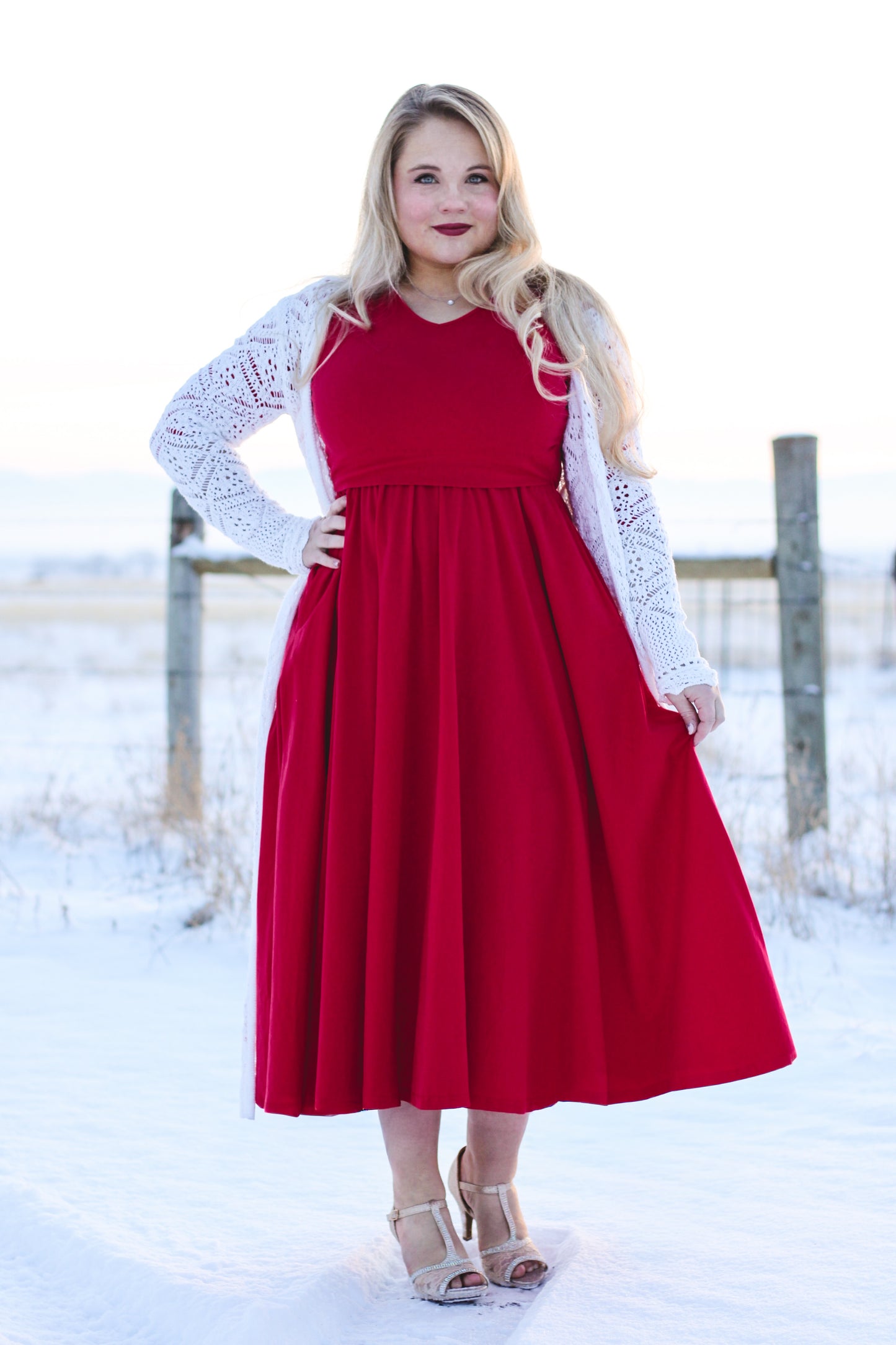Cardinal ~ Faye Dress