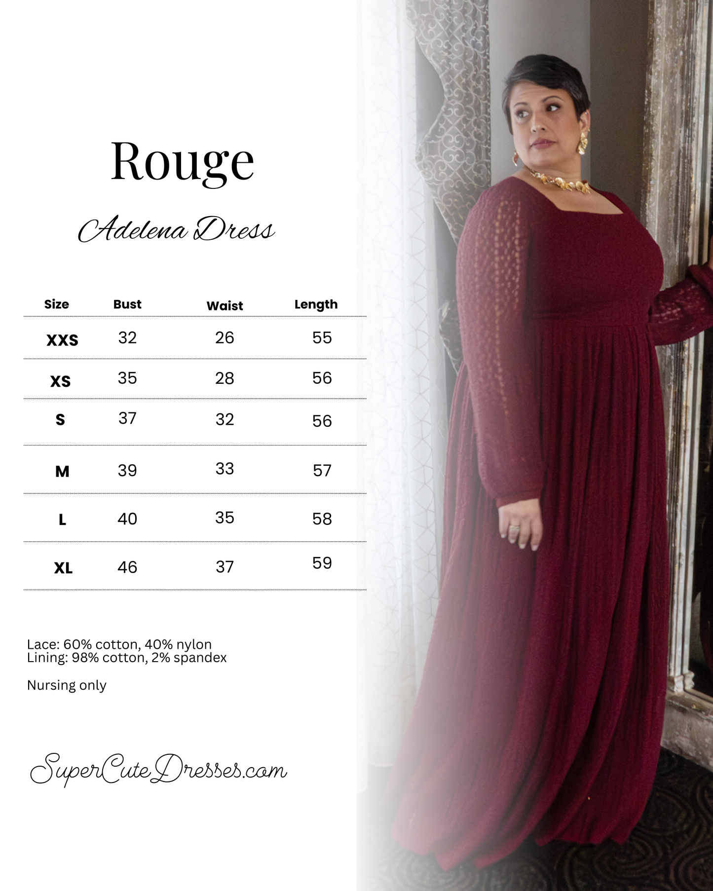 Rouge ~ Adelena Dress
