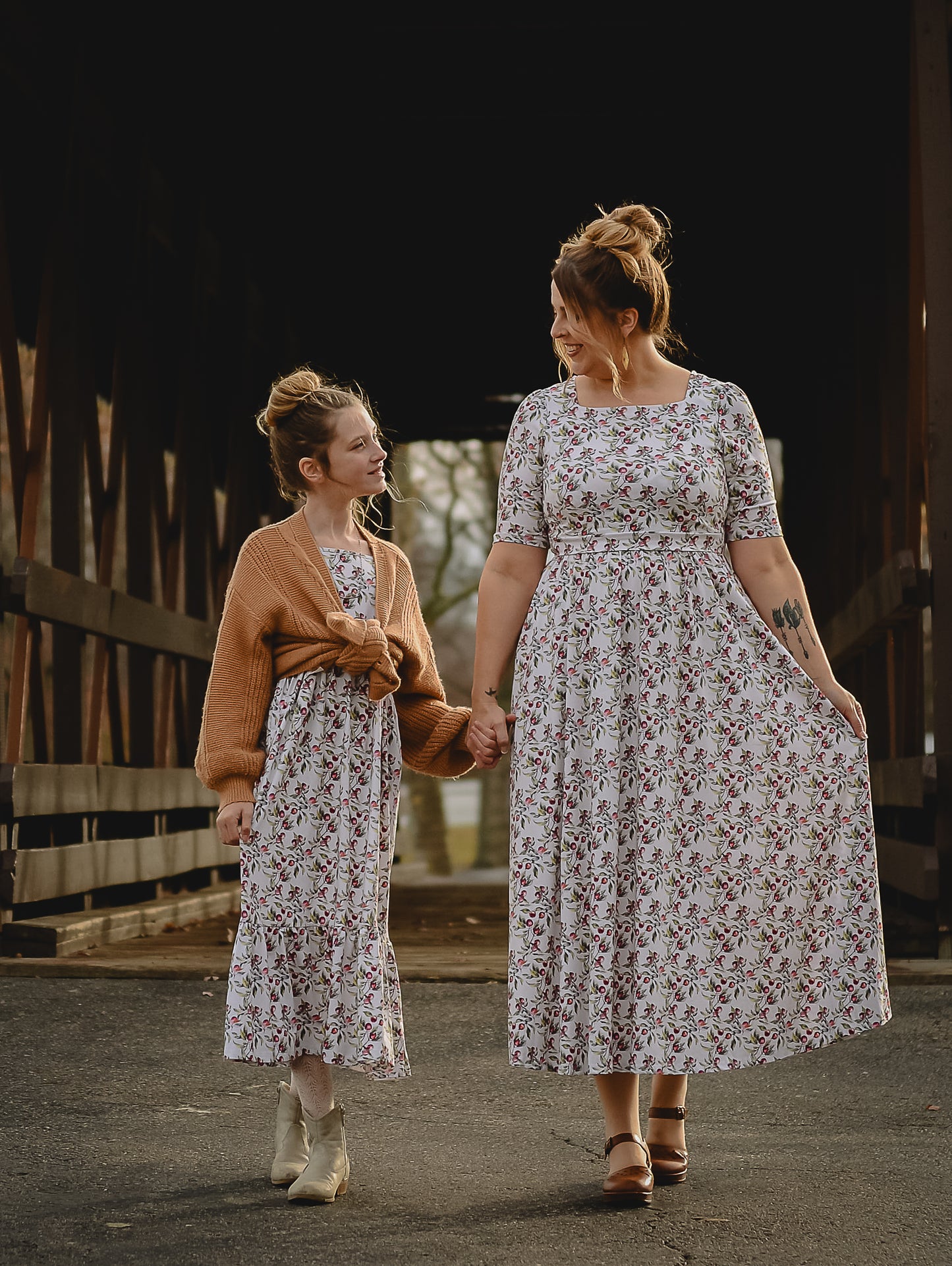 Antique Apples ~ Mini Windermere Dress