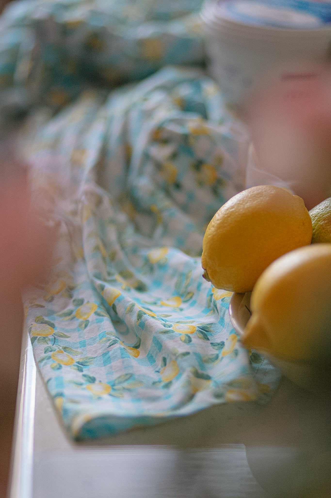 Little Lemon Gingham ~ Keepsake Midi