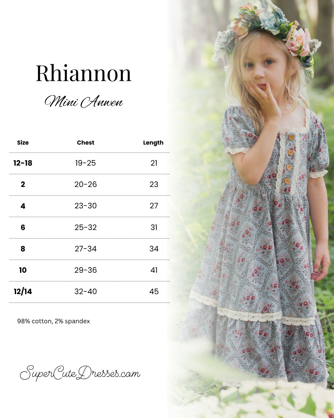 Rhiannon ~ Mini Anwen Dress