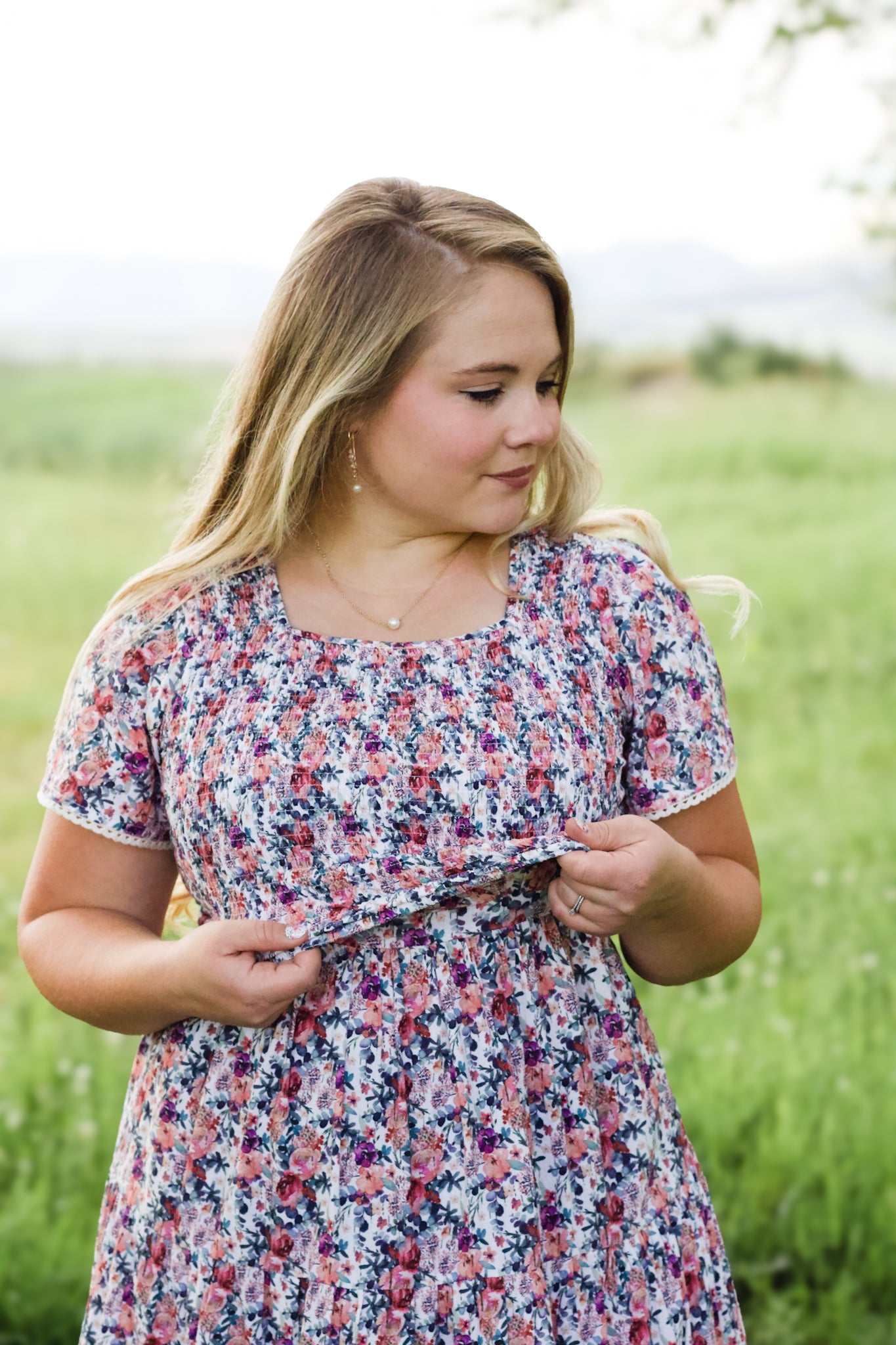 Watercolor Garden ~ Nightingale Dress
