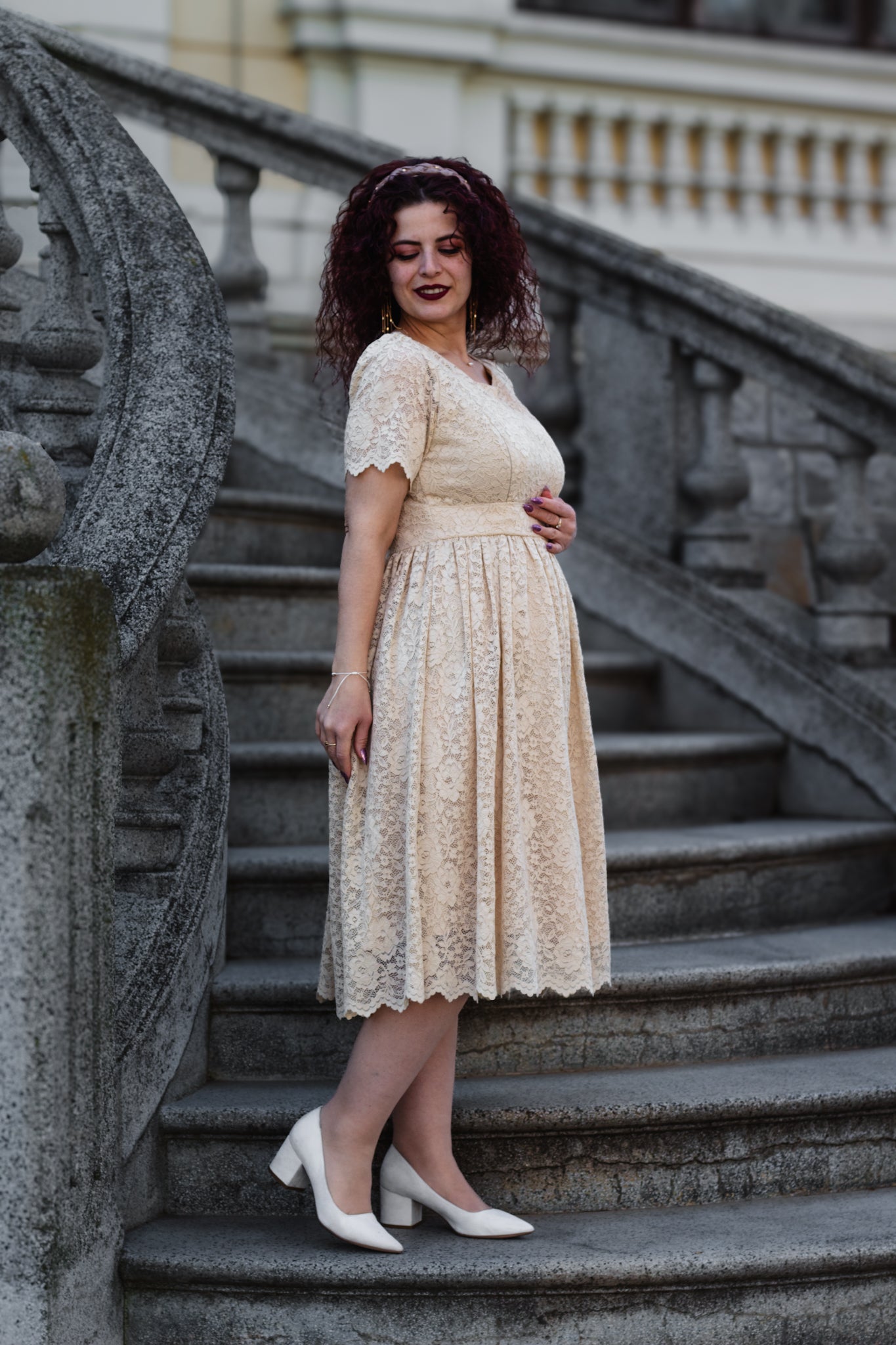 Alabaster ~ Everine Dress