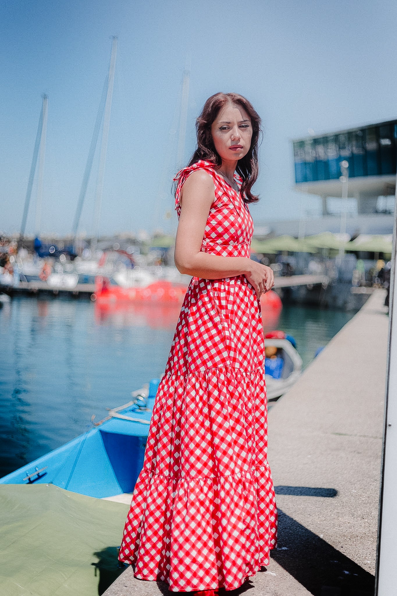 Grenadine Gingham ~ Lenora Dress