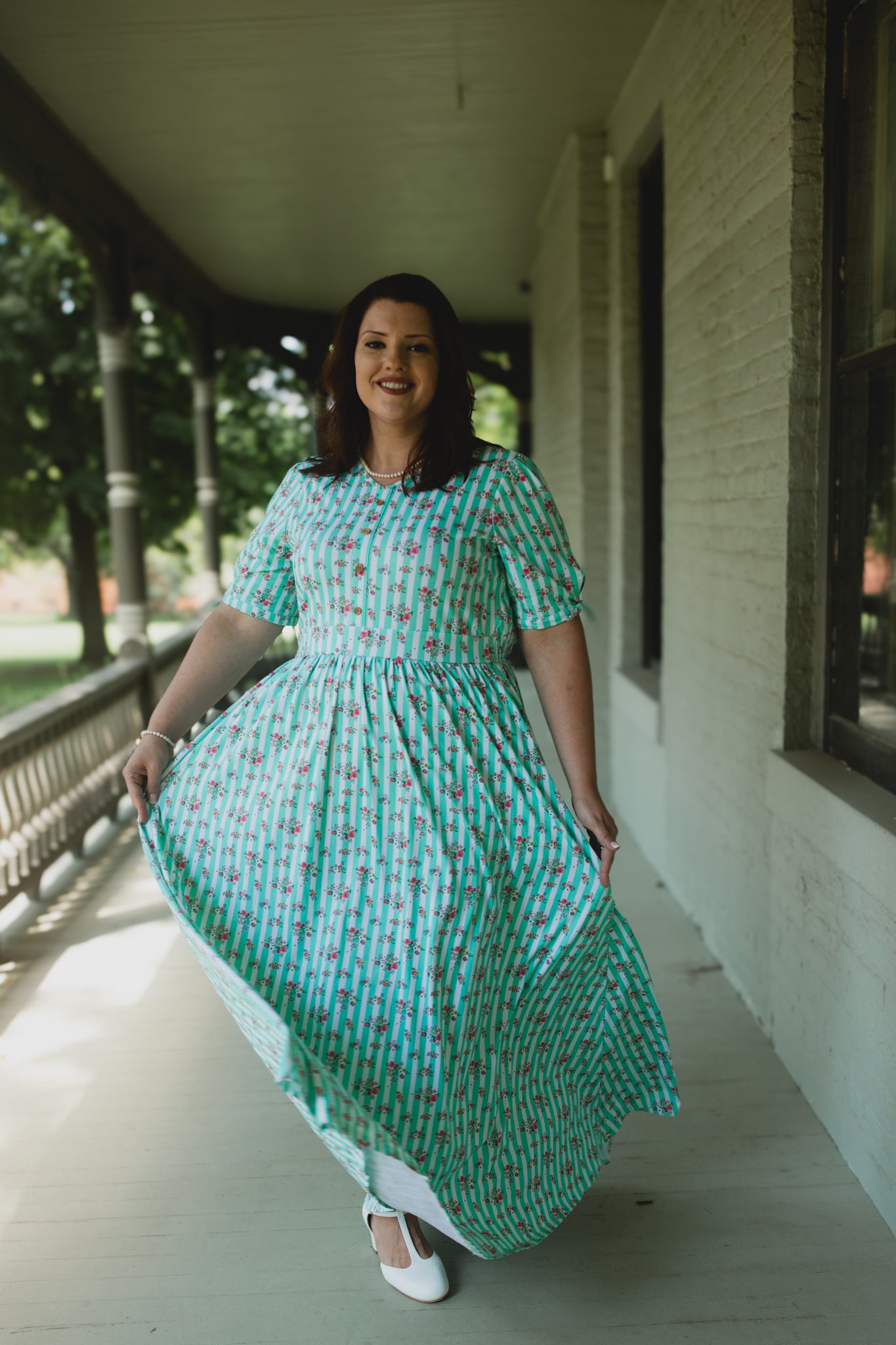 Mint Magnolia ~ Rowena Maxi