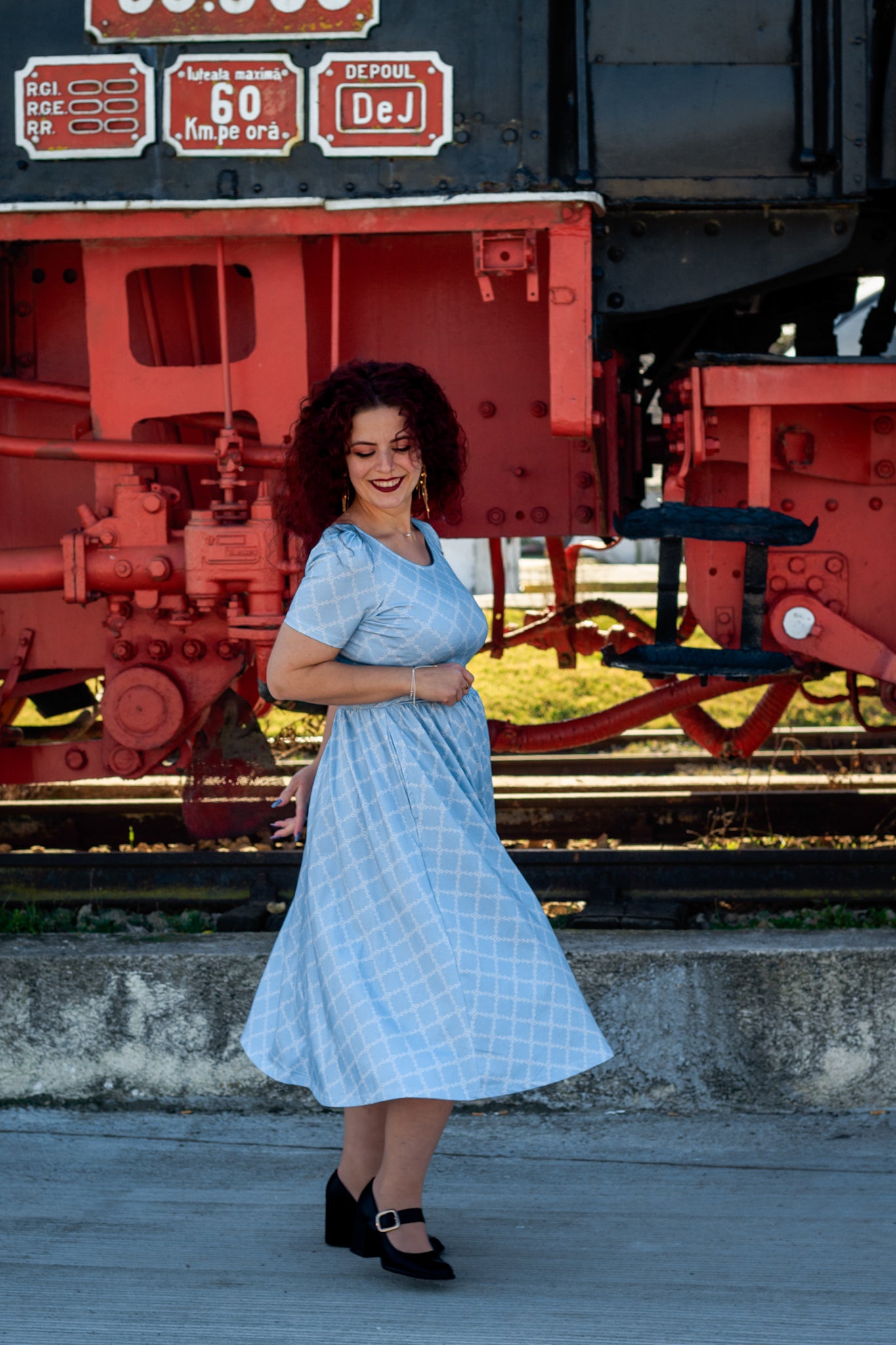 Tranquil Trellis ~ Etta Dress