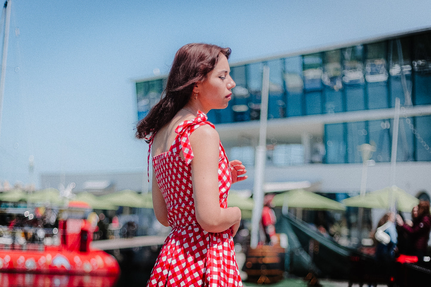 Grenadine Gingham ~ Lenora Dress