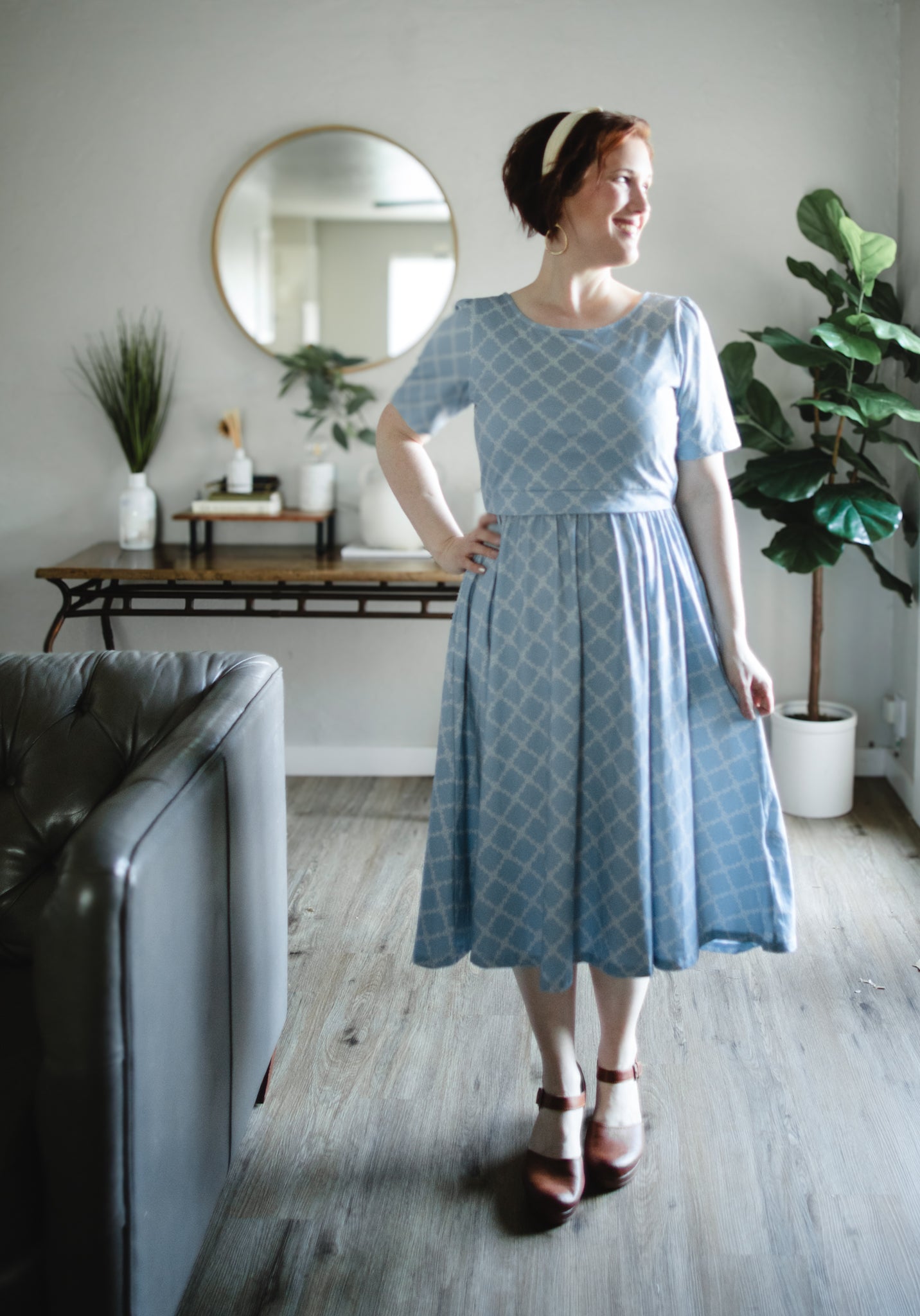 Tranquil Trellis ~ Etta Dress