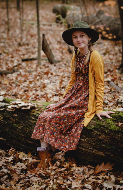 Forest Forage ~ Mini Folklore Dress