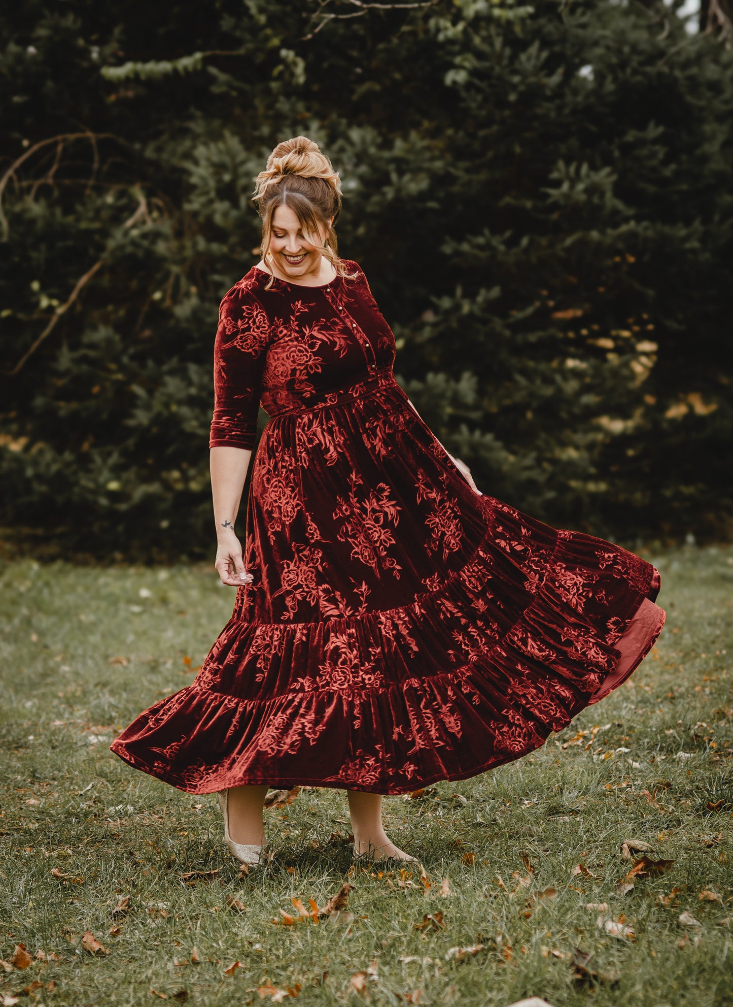 Cinnamon Rose ~ Hinterland Maxi