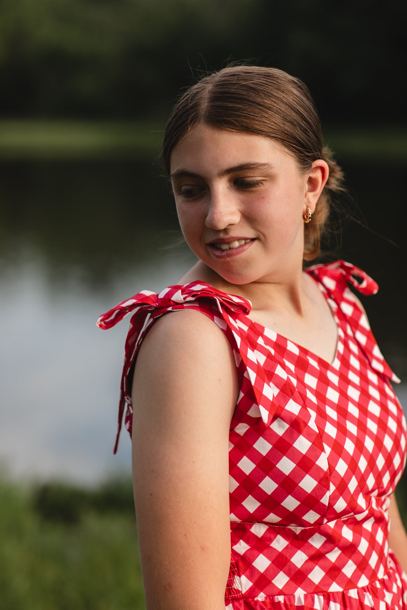 Grenadine Gingham ~ Lenora Dress
