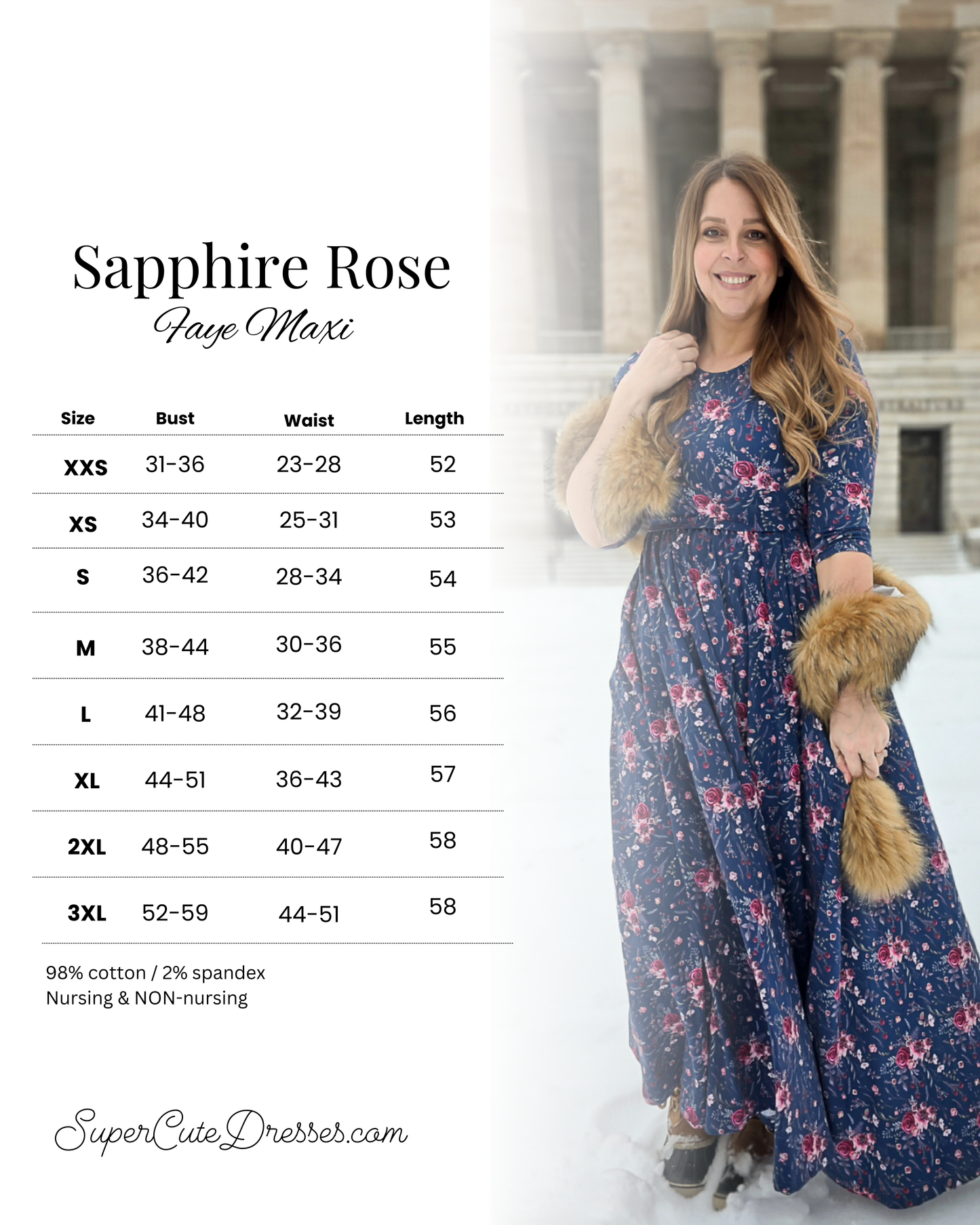 Sapphire Rose ~ Faye Maxi