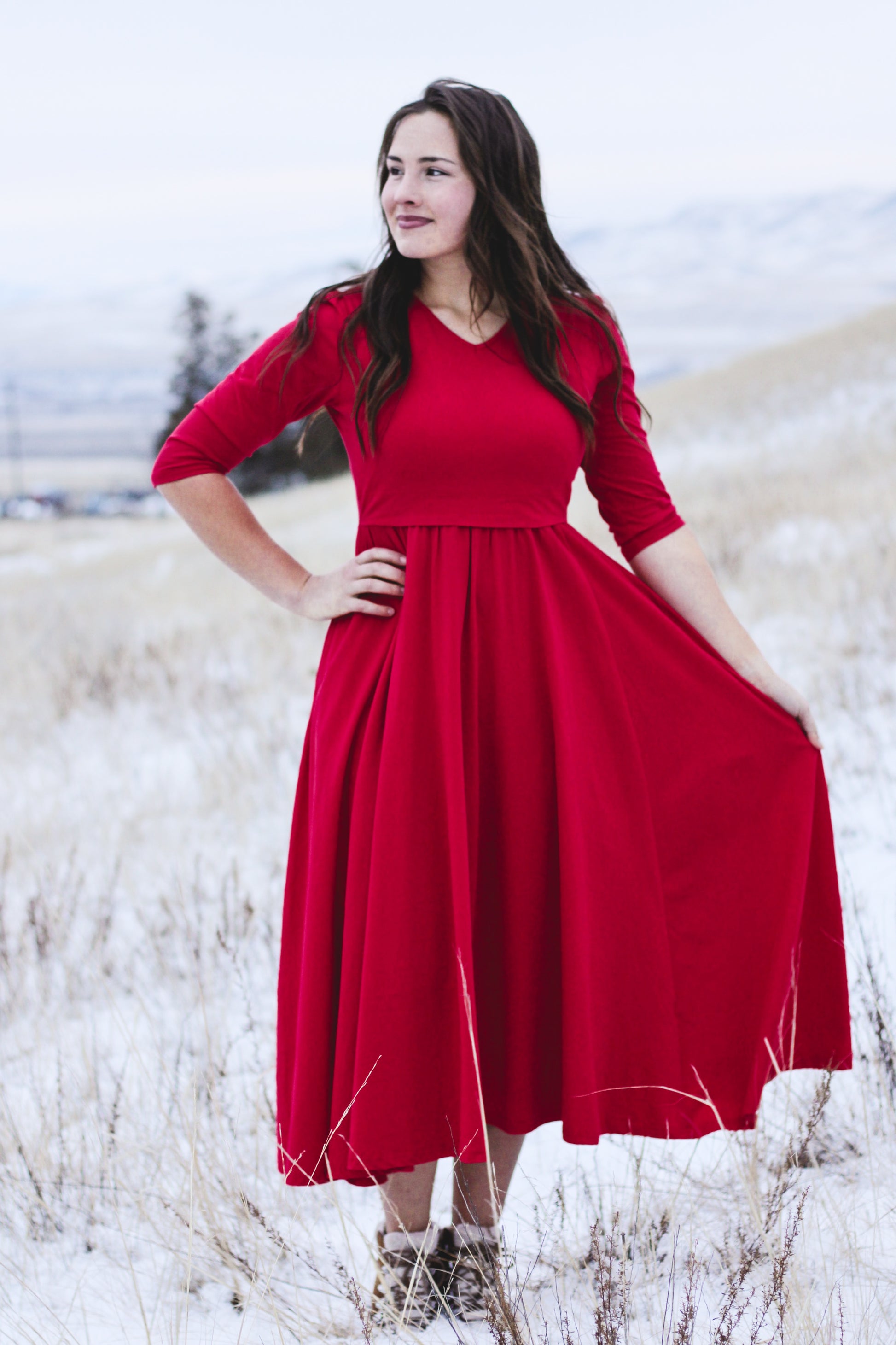 Cardinal ~ Faye Dress