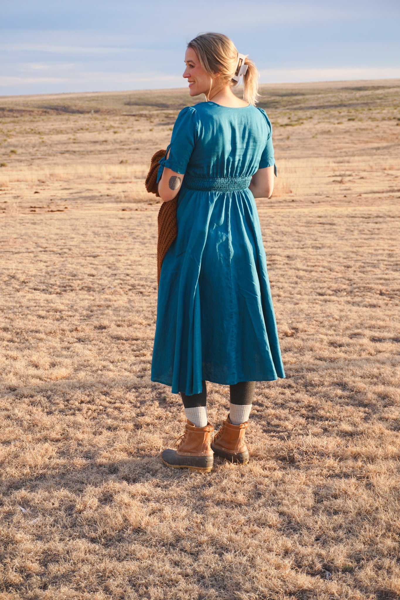 Timeless Teal ~ Hearthside Dress