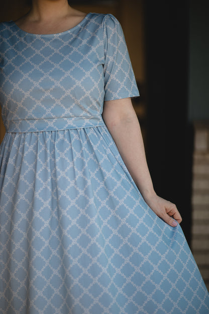 Tranquil Trellis ~ Etta Dress