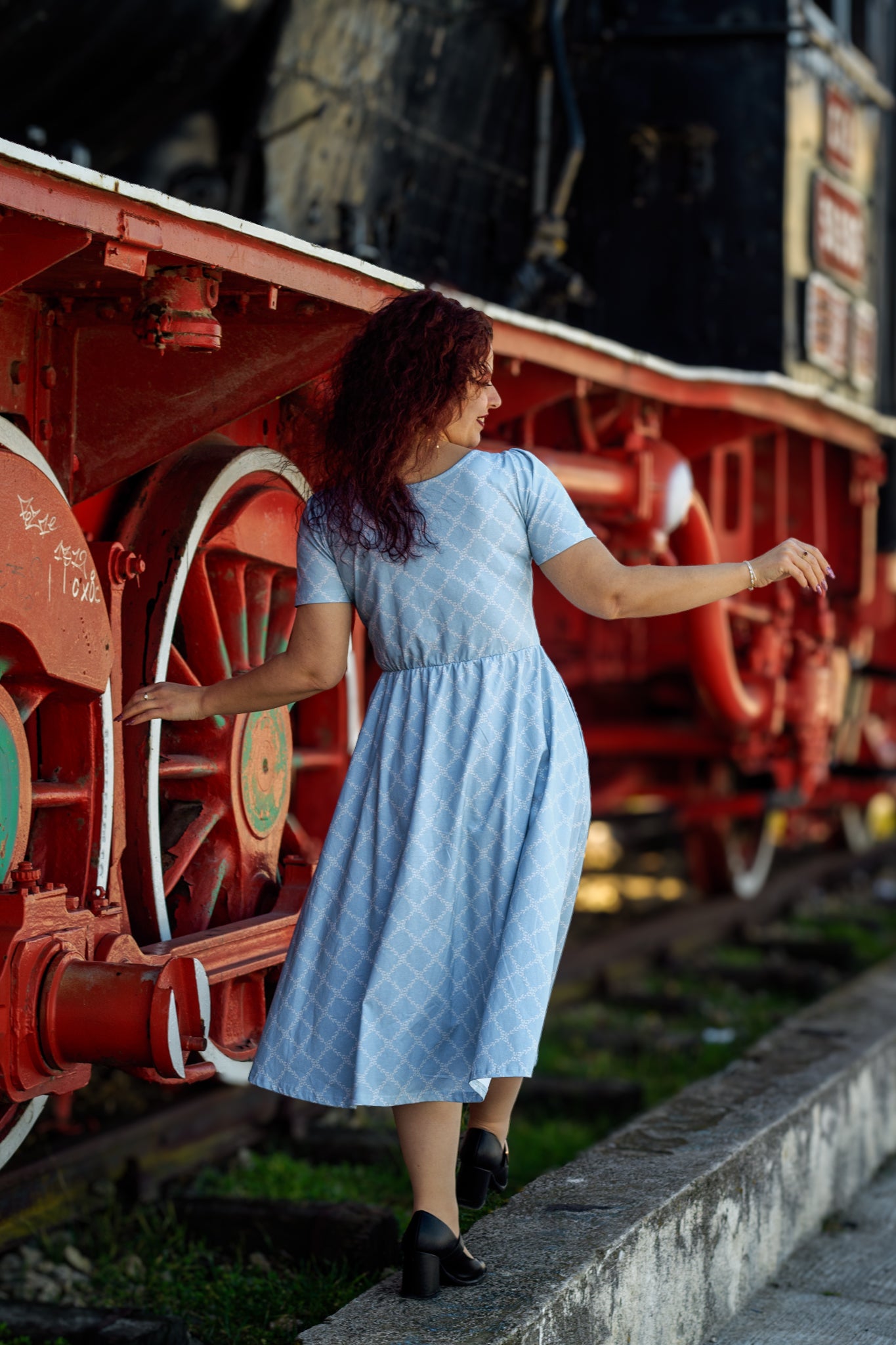 Tranquil Trellis ~ Etta Dress