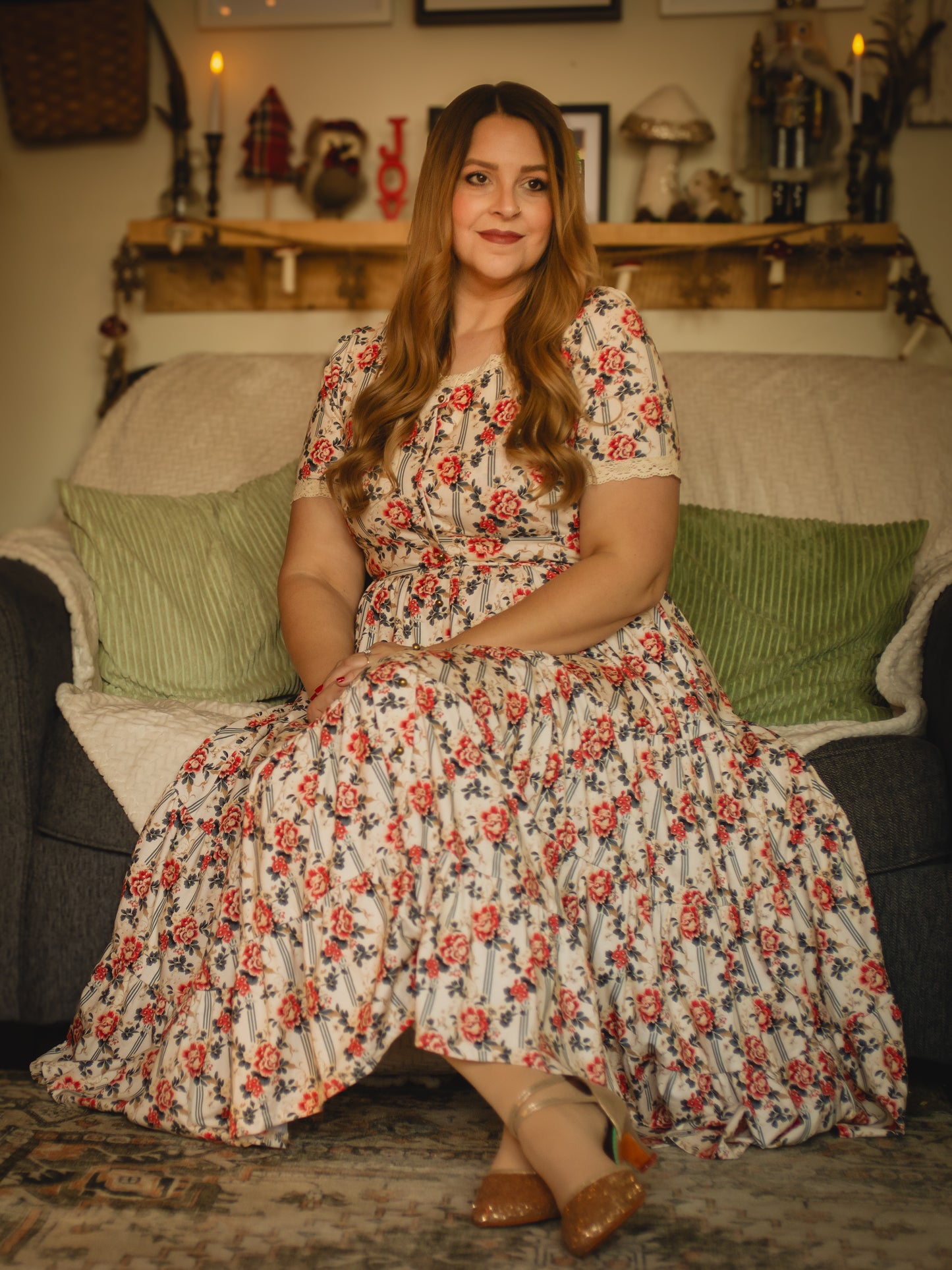 Camellia Carol ~ Hearthside Dress