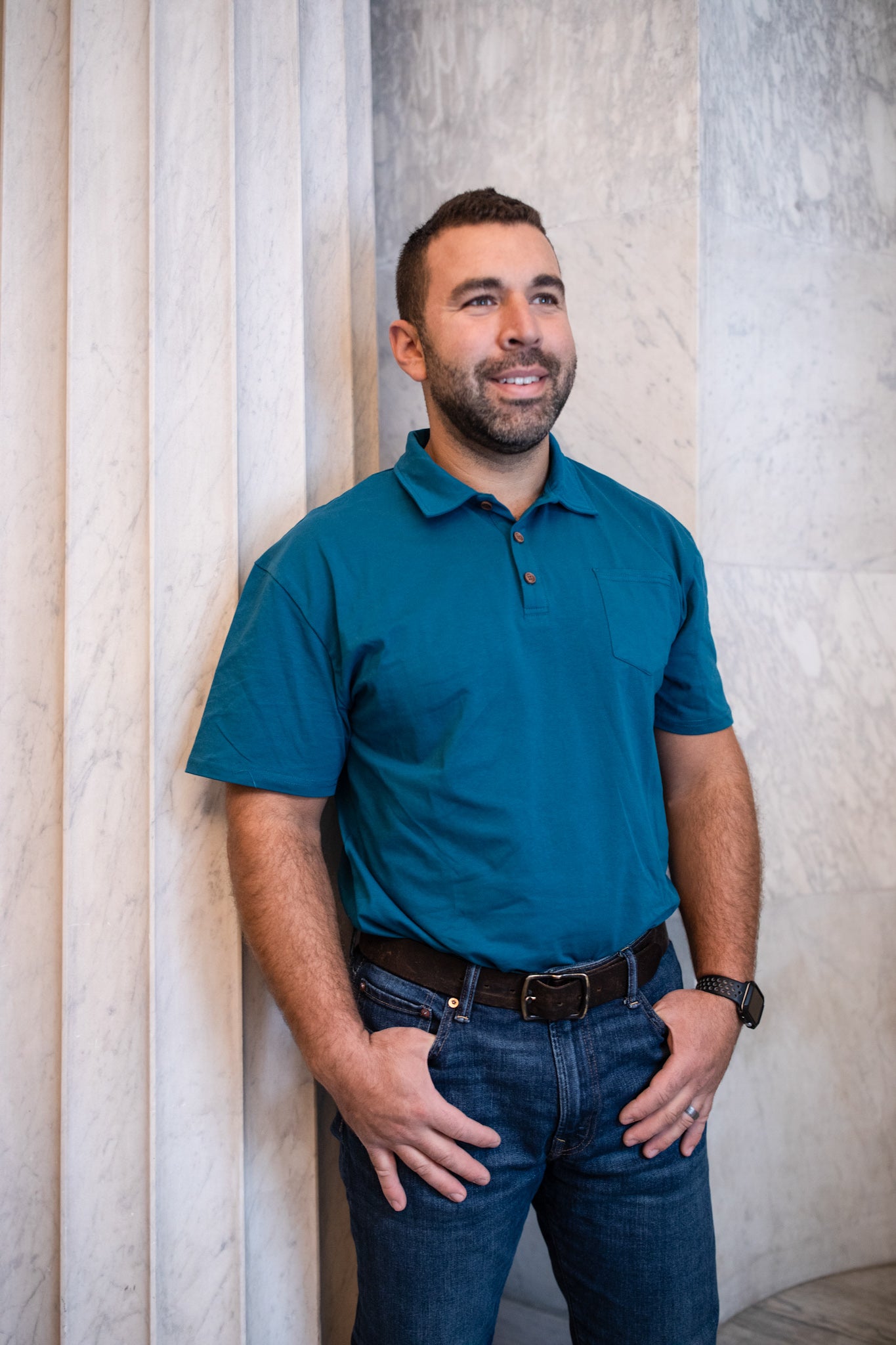 Timeless Teal ~ Men’s Perseverance Polo