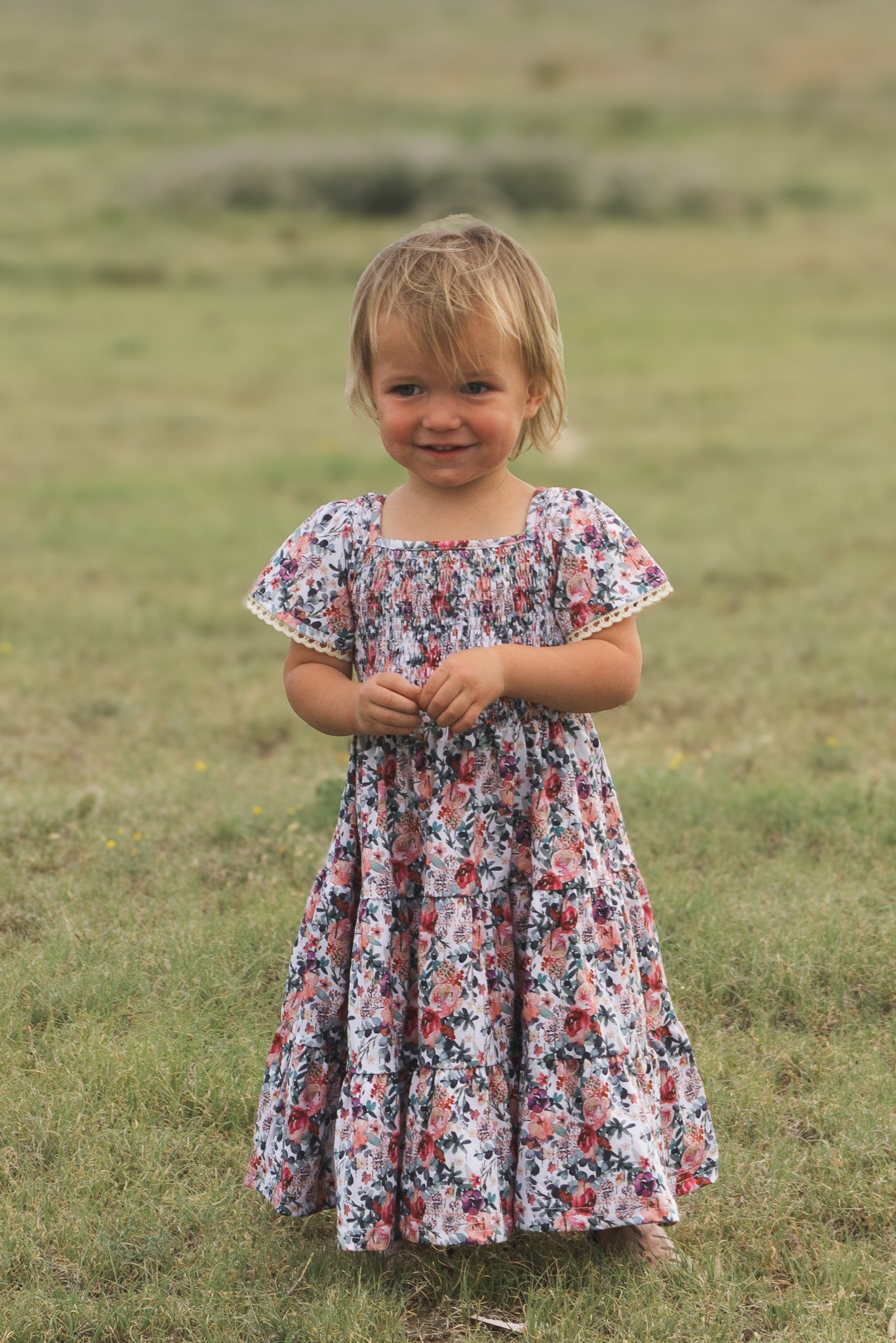 Watercolor Garden ~ Mini Nightingale Dress