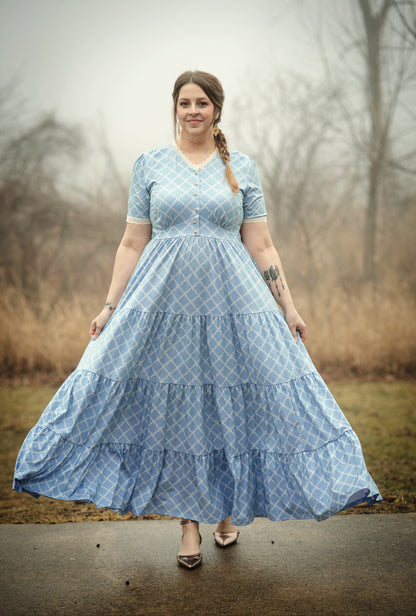 Tranquil Trellis ~ Keepsake Dress