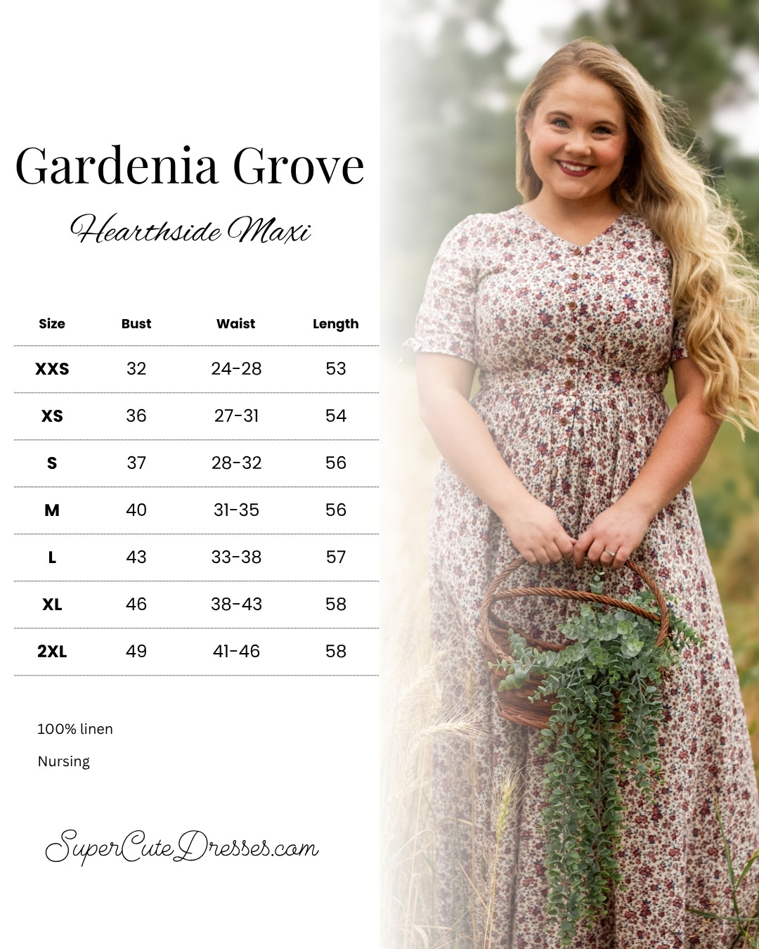 Gardenia Grove ~ Hearthside Maxi